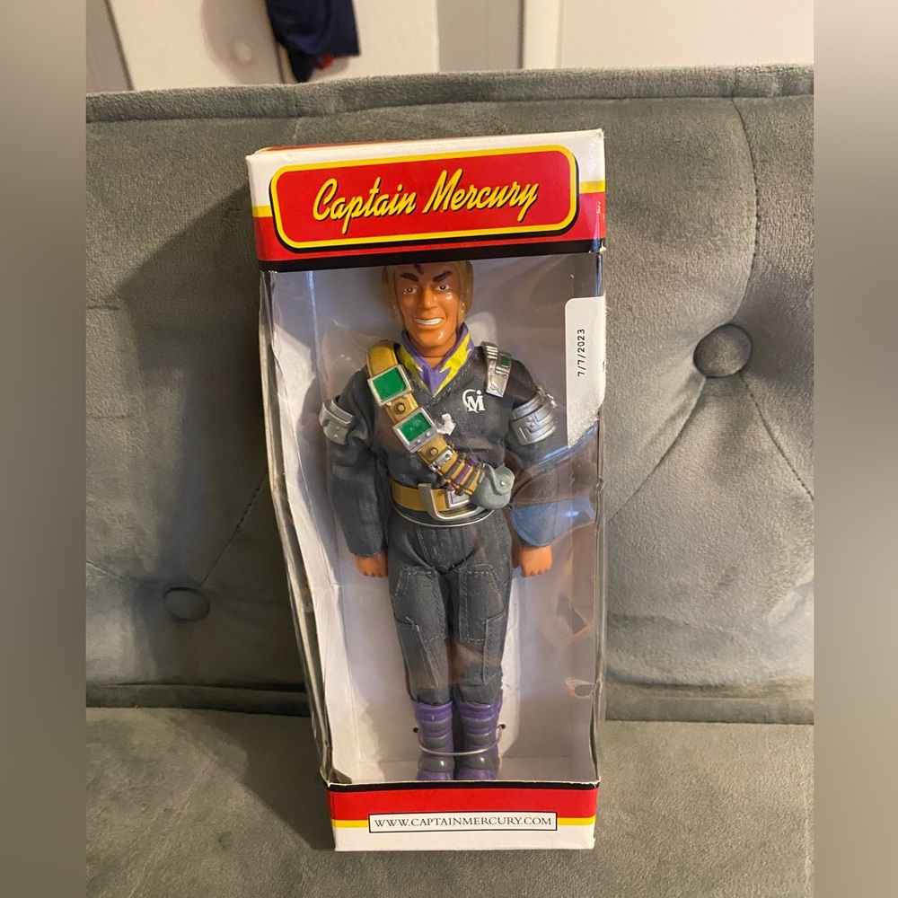 Captain Mercury Action Figure 8" Produced Exclusively For Jack Nadel